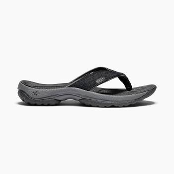 KEEN Kona Flip II - Cierne Sandale Damske, K0445SK